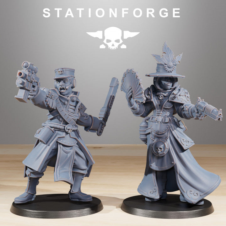 Imperial Army Royal Guard Elites (10 Units), 28mm heroic scale unpainted resin, view 5