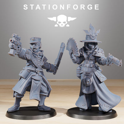 Imperial Army Royal Guard Elites (10 Units), 28mm heroic scale unpainted resin, view 5