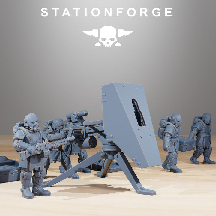 Royal Guard Support Systems Trebuchet, Imperial Army proxy miniature, artillery, 28mm heroic scale unpainted resin, view 4