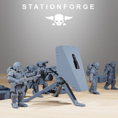 Royal Guard Support Systems Trebuchet, Imperial Army proxy miniature, artillery, 28mm heroic scale unpainted resin, view 4