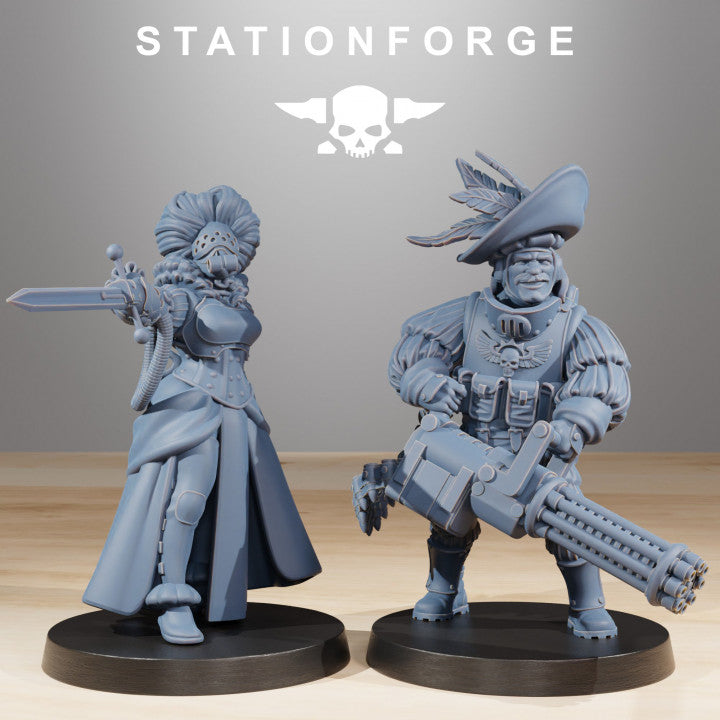 Imperial Army Royal Guard Starfly (10 Units), 28mm heroic scale unpainted resin, view 4