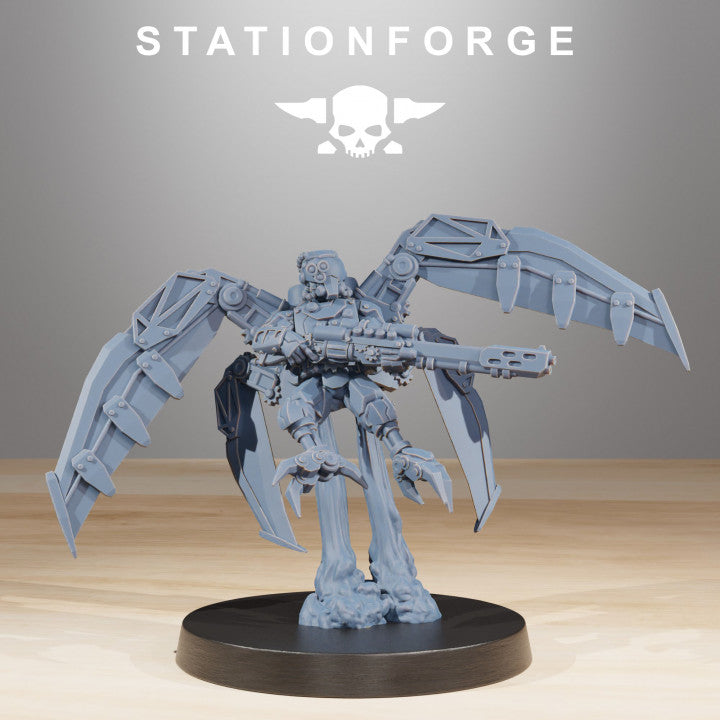 Tech Priests Scavenger Strikers (10 Units), 28mm heroic scale unpainted resin, view 3