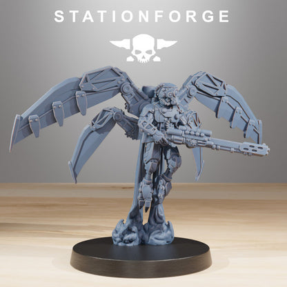 Tech Priests Scavenger Strikers (10 Units), 28mm heroic scale unpainted resin, view 4