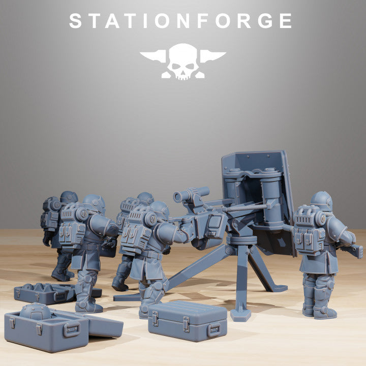 Royal Guard Support Systems Ballista, Imperial Army proxy miniature, artillery, 28mm heroic scale unpainted resin, view 5