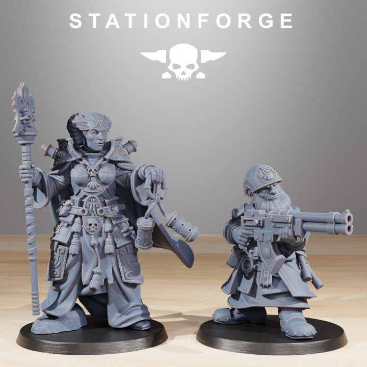 Imperial Army Royal Guard Elites (10 Units), 28mm heroic scale unpainted resin, view 2