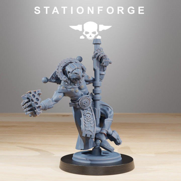 Tech Priests Raticus Zappers (10 Units), 28mm heroic scale unpainted resin, view 7