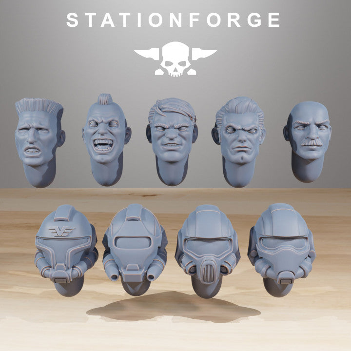 Imperial Army Vaskar Freedom Fighters (10 Units), 28mm heroic scale unpainted resin, view 7