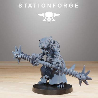 Tech Priests Raticus Zappers (10 Units), 28mm heroic scale unpainted resin, view 6