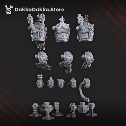 Orks Slasher Noids, proxy miniature, 28mm heroic scale unpainted resin, view 4