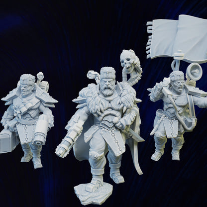 Imperial Army Firstborn Spetsnaz Command Squad (5 Units), 28mm heroic scale unpainted resin