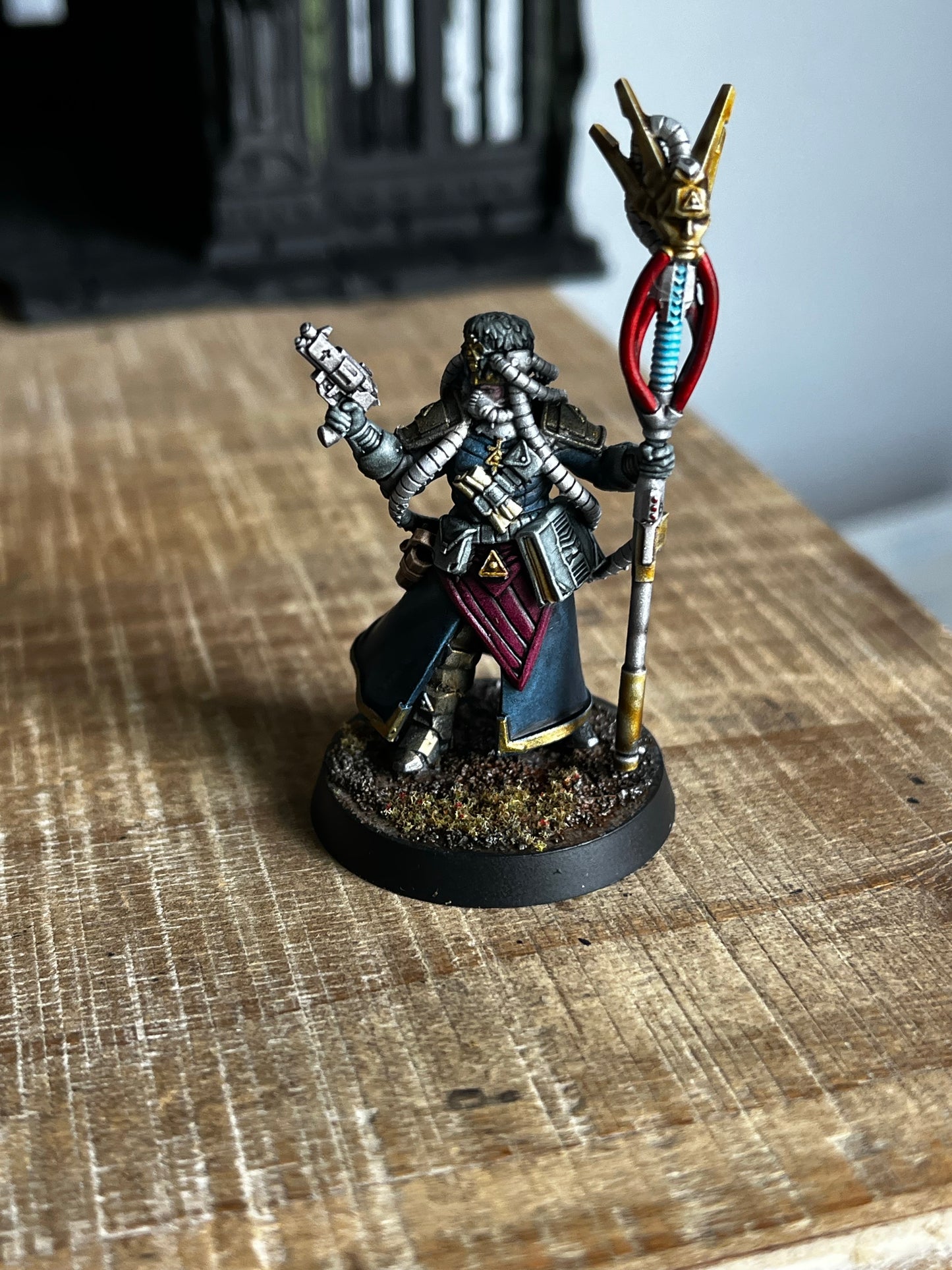 Firstborn Master Psycher, Imperial Army proxy miniature, character, 28mm heroic scale unpainted resin, view 2