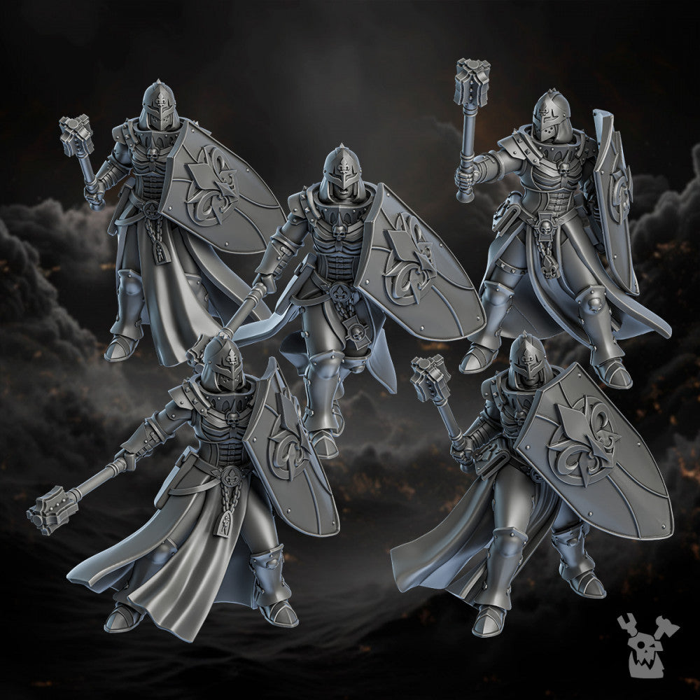 Battle Sisters Sisters of Redemption (Build Kit), Battle Sisters proxy miniature, 28mm heroic scale unpainted resin