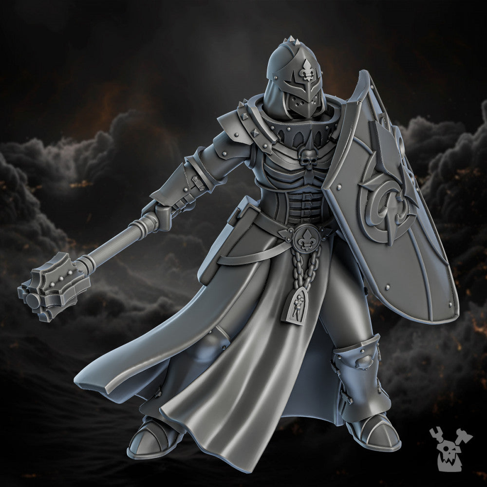 Battle Sisters Sisters of Redemption (Build Kit), Battle Sisters proxy miniature, 28mm heroic scale unpainted resin, view 4