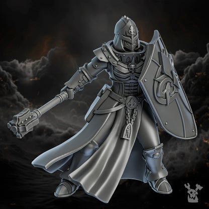 Battle Sisters Sisters of Redemption (Build Kit), Battle Sisters proxy miniature, 28mm heroic scale unpainted resin, view 4