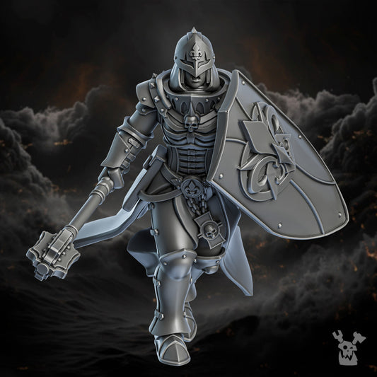 Battle Sisters Sisters of Redemption (Build Kit), Battle Sisters proxy miniature, 28mm heroic scale unpainted resin, view 5