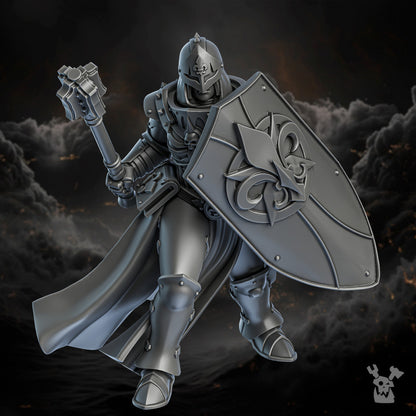 Battle Sisters Sisters of Redemption (Build Kit), Battle Sisters proxy miniature, 28mm heroic scale unpainted resin, view 9