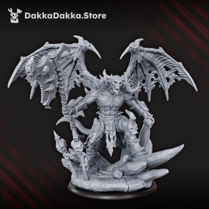 Bloodthirsty Knights The Chosen of the Crimson Lord, Bloodthirsty Knights proxy miniature, 28mm heroic scale, view 2
