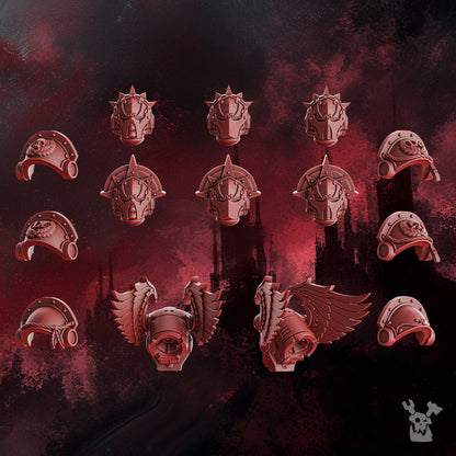 Crimson Knights Wings Honour Squad & Storm Squad with Jump Packs (Build-Kit & Easy-to-Build Models), Crimson Knights, view 6
