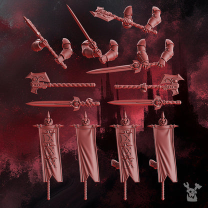 Crimson Knights Wings Honour Squad & Storm Squad with Jump Packs (Build-Kit & Easy-to-Build Models), Crimson Knights, view 7