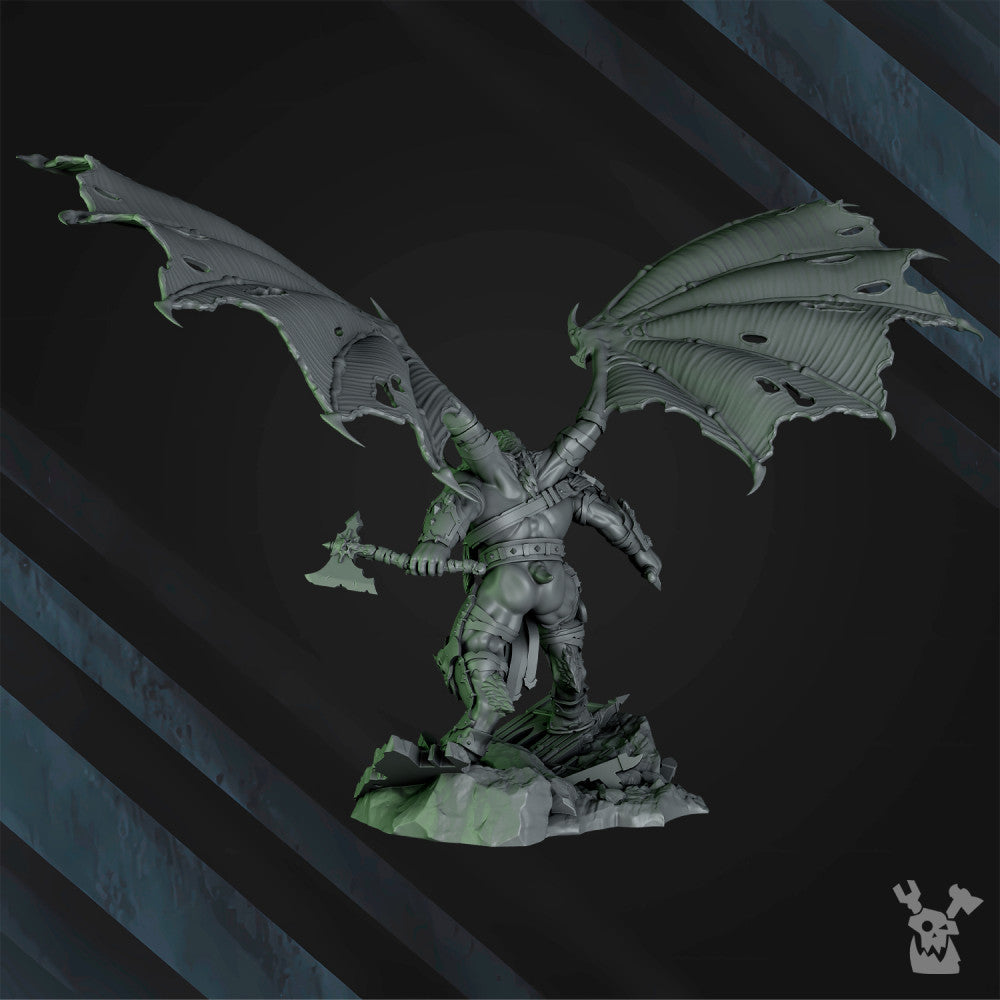 Dark Space Knights Arcdarblad Everendless, Dark Space Knights proxy miniature, 28mm heroic scale unpainted resin