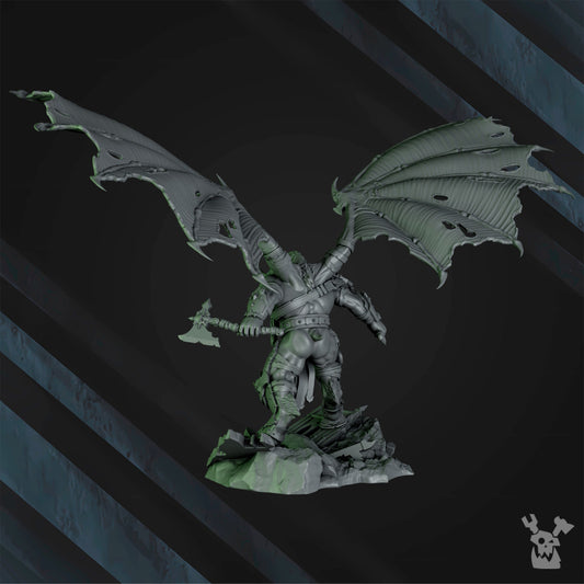 Dark Space Knights Arcdarblad Everendless, Dark Space Knights proxy miniature, 28mm heroic scale unpainted resin