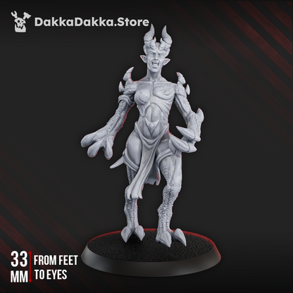Hellspawn Demon of Lust x1, Hellspawn proxy miniature, 28mm heroic scale unpainted resin