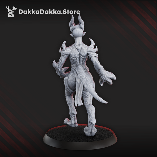 Hellspawn Demon of Lust x1, Hellspawn proxy miniature, 28mm heroic scale unpainted resin, view 2