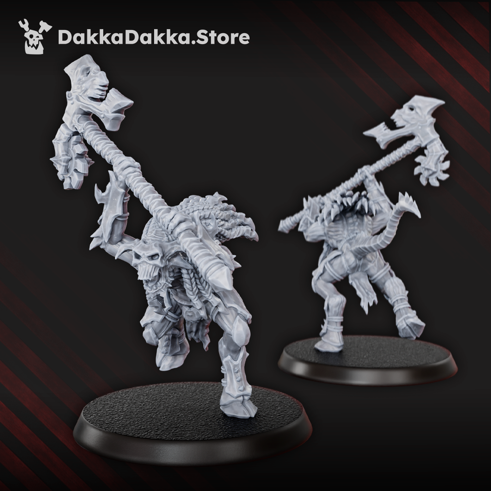 Hellspawn Flesh Daemon Squad x10 (10 Units), Hellspawn proxy miniature, 28mm heroic scale unpainted resin, view 4