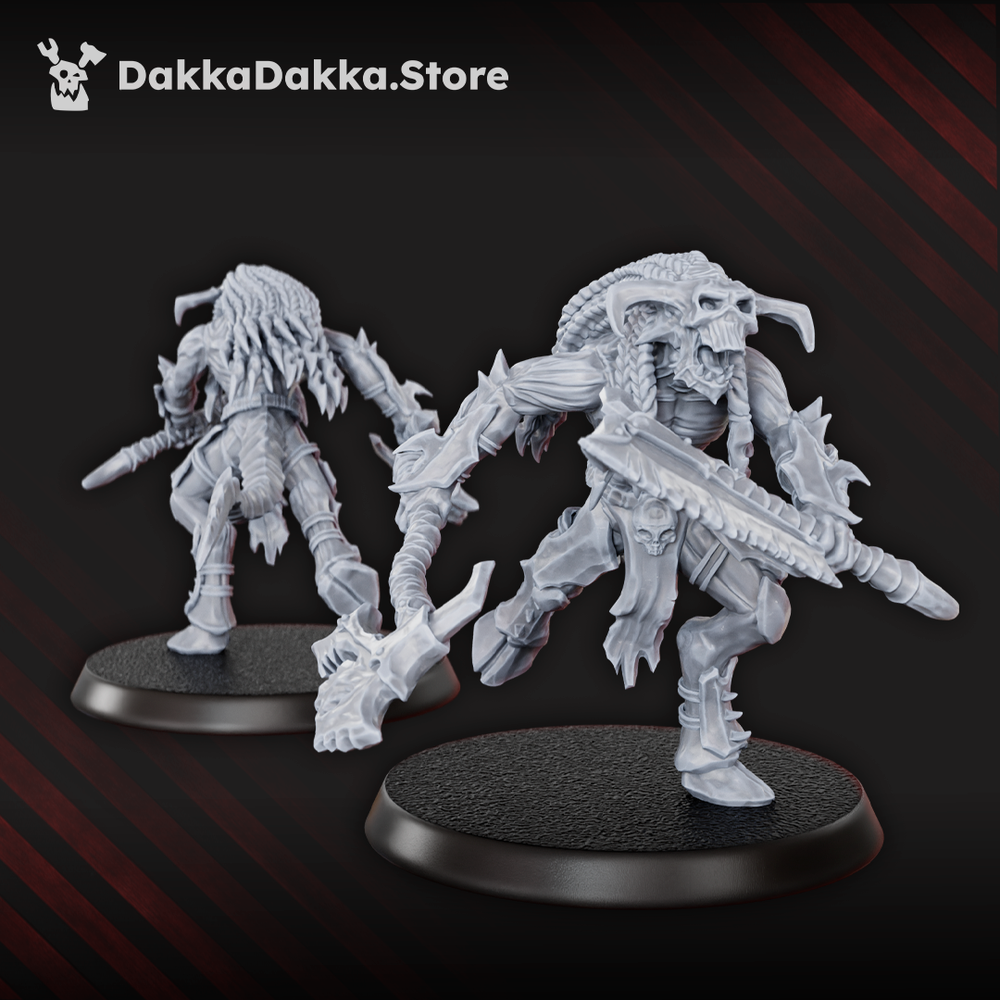 Hellspawn Flesh Daemon Squad x10 (10 Units), Hellspawn proxy miniature, 28mm heroic scale unpainted resin, view 6