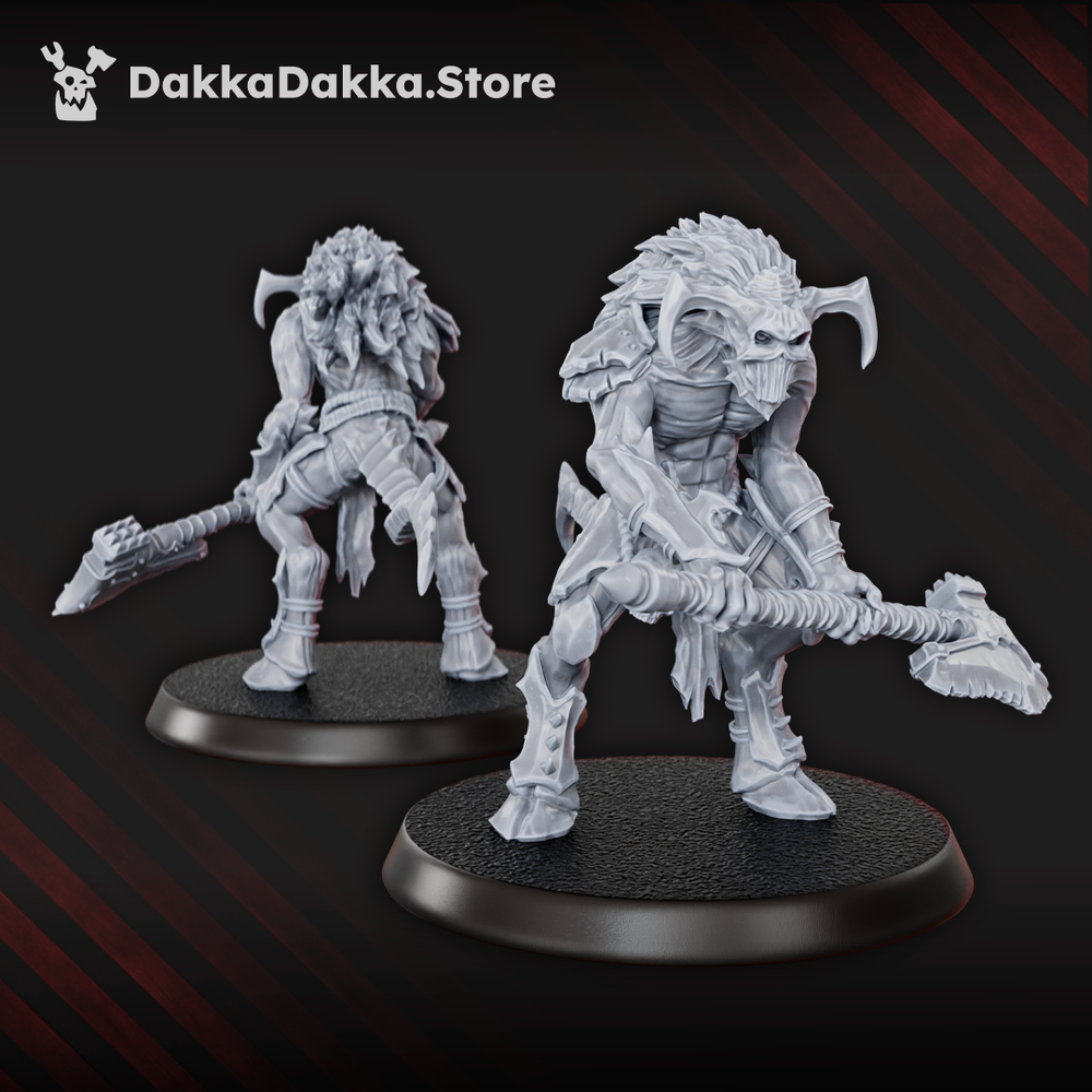 Hellspawn Flesh Daemon Squad x10 (10 Units), Hellspawn proxy miniature, 28mm heroic scale unpainted resin, view 7