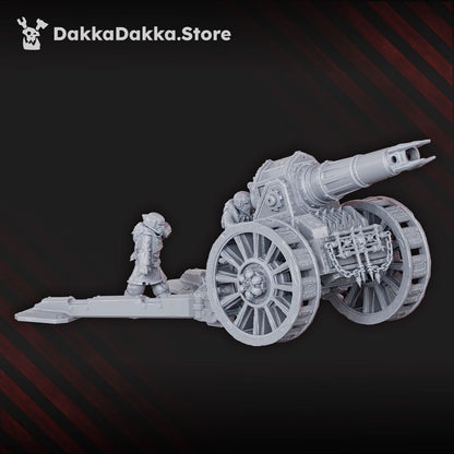 Hellspawn Vultures Heavy Mortar, Hellspawn proxy miniature, 28mm heroic scale unpainted resin, view 2