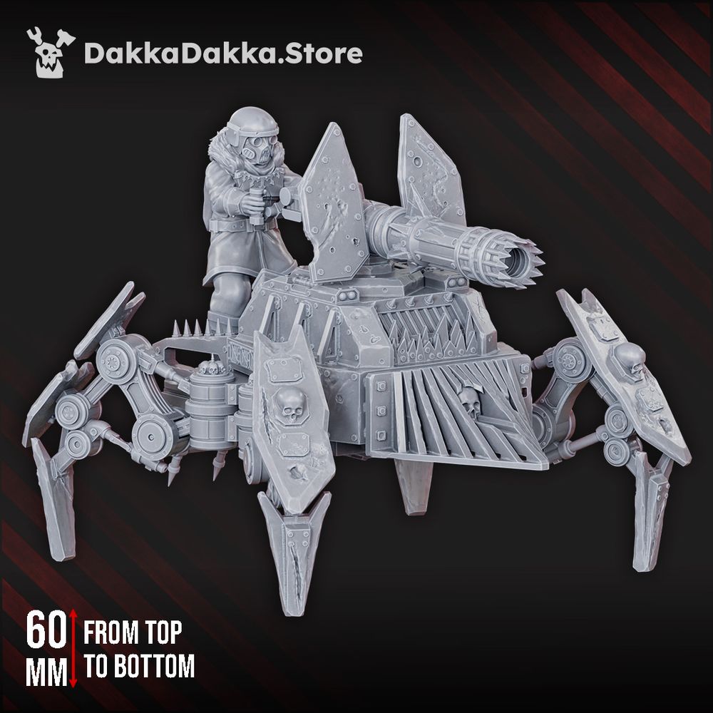 Hellspawn Vultures Heavy Weapons Platform, Hellspawn proxy miniature, 28mm heroic scale unpainted resin
