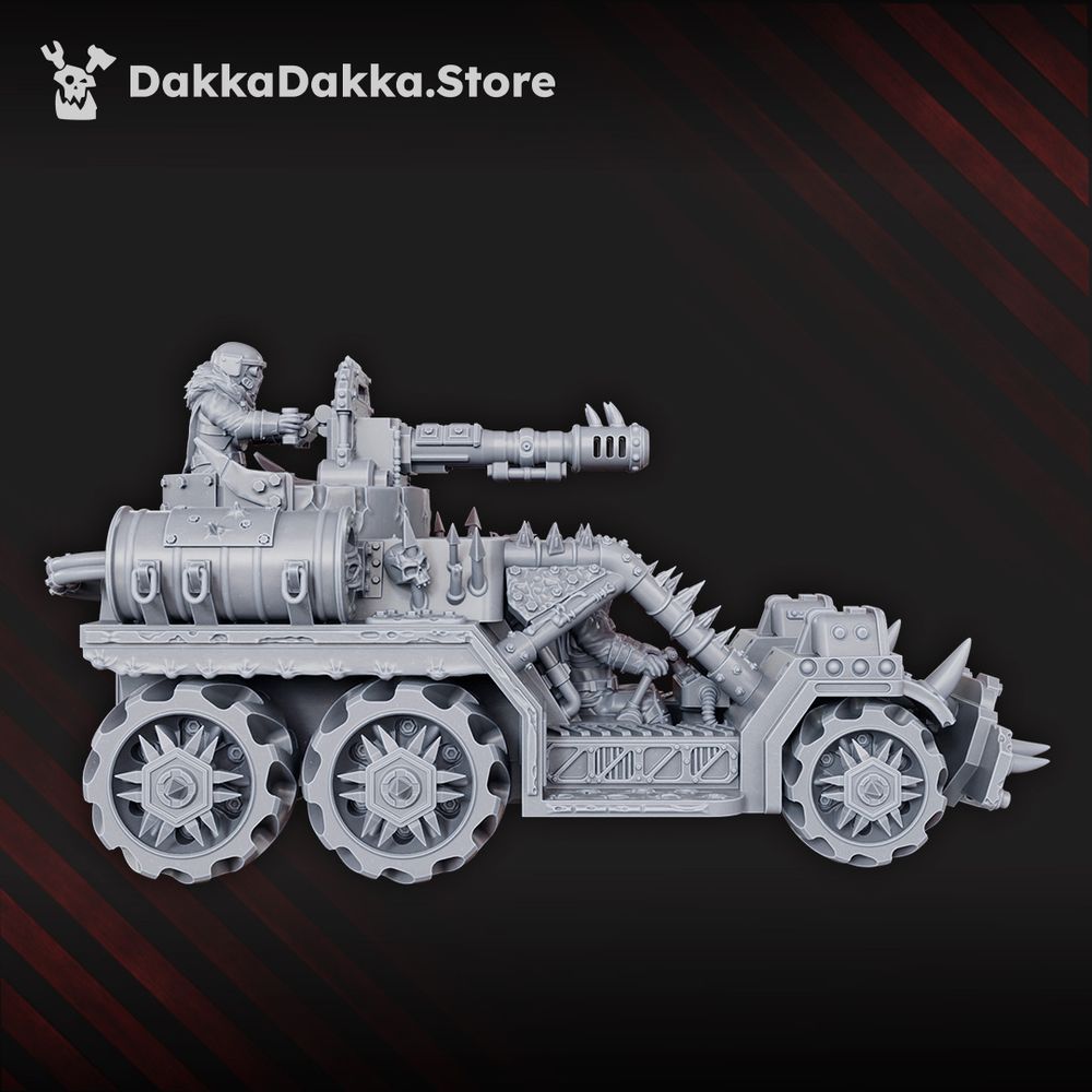 Hellspawn Vultures Scout Sandrail, Hellspawn proxy miniature, 28mm heroic scale unpainted resin, view 2