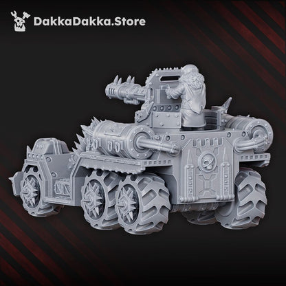 Hellspawn Vultures Scout Sandrail, Hellspawn proxy miniature, 28mm heroic scale unpainted resin, view 3