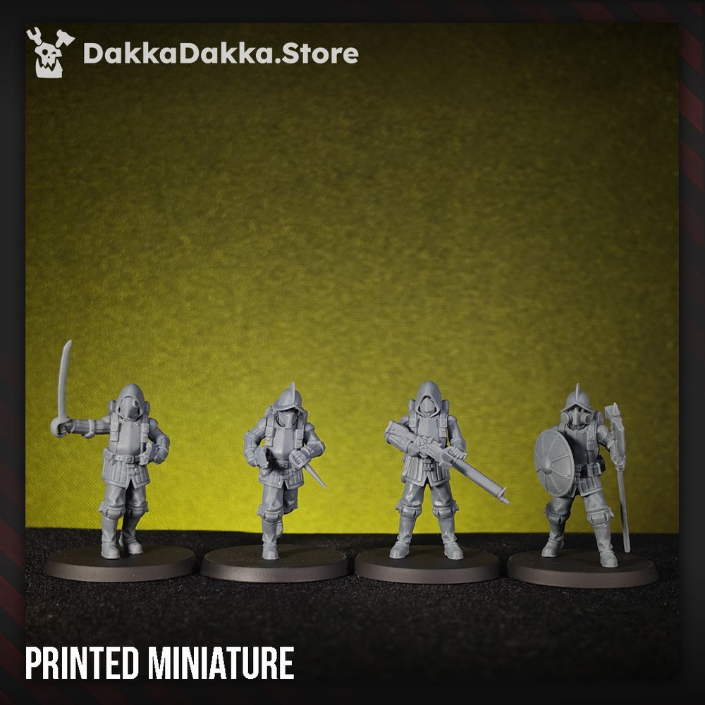 Inquisition Conquistadors (Build Kit), Inquisition proxy miniature, 28mm heroic scale unpainted resin