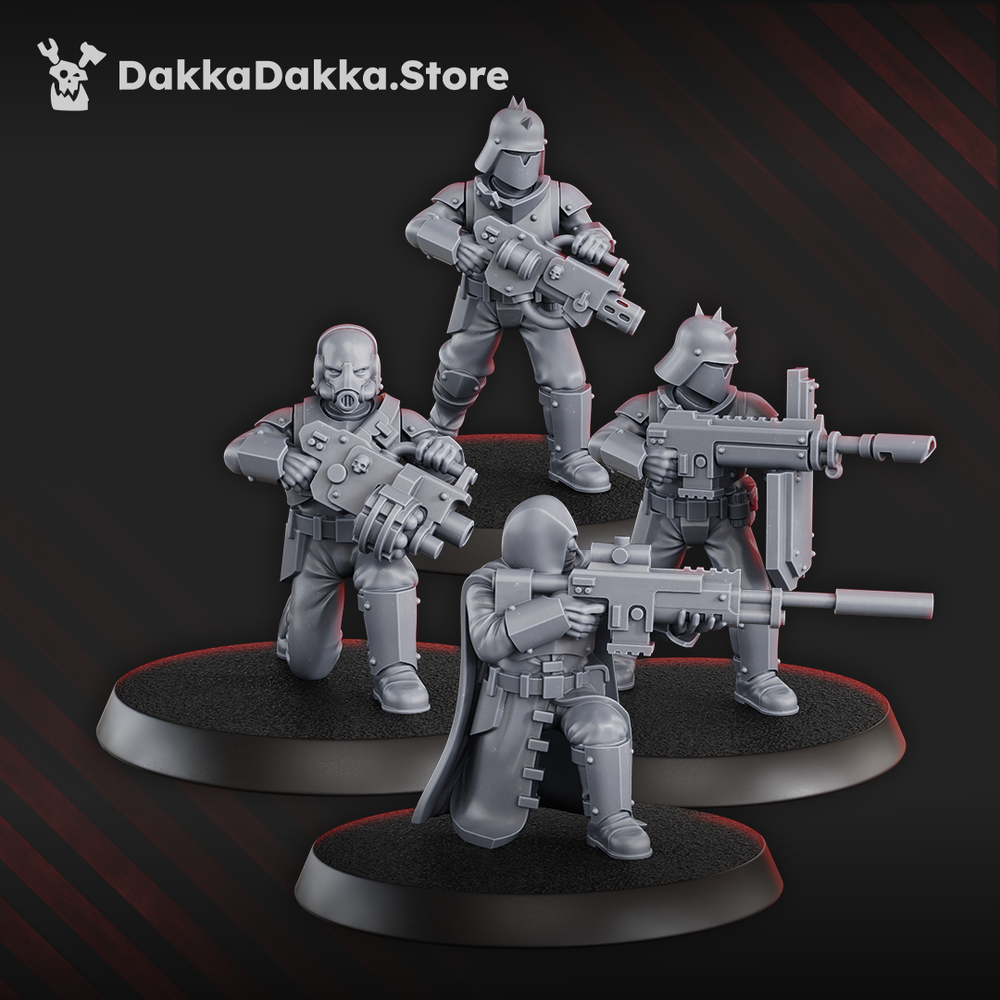 Mutant Uprising Maverick Cultists Squad (x15) (15 Units), Mutant Uprising proxy miniature, 28mm heroic scale unpainted resin