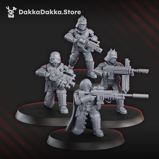 Mutant Uprising Maverick Cultists Squad (x15) (15 Units), Mutant Uprising proxy miniature, 28mm heroic scale unpainted resin