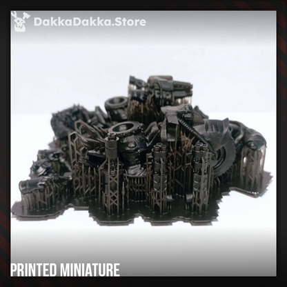 Orks Hot Wheelz Posse, Orks proxy miniature, 28mm heroic scale unpainted resin, view 2