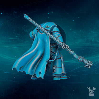 Dark Space Knights Viral Bottom Walker, Dark Space Knights proxy miniature, 28mm heroic scale unpainted resin, view 2