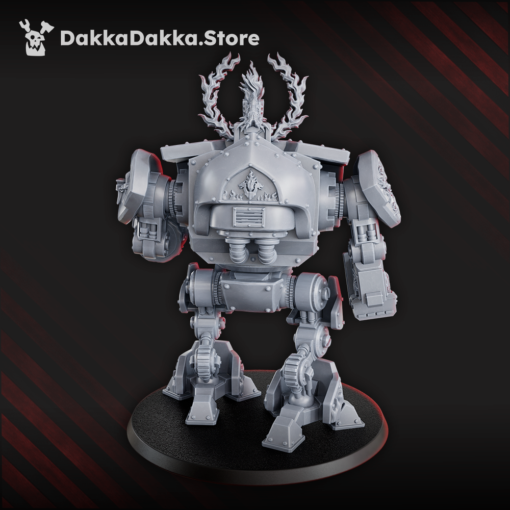 Space Knights Dreadscout, Space Knights proxy miniature, 28mm heroic scale unpainted resin