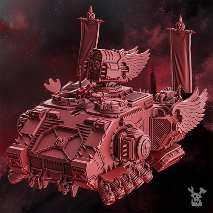 Space Knights Rapid Urge, Space Knights proxy miniature, 28mm heroic scale unpainted resin, view 3