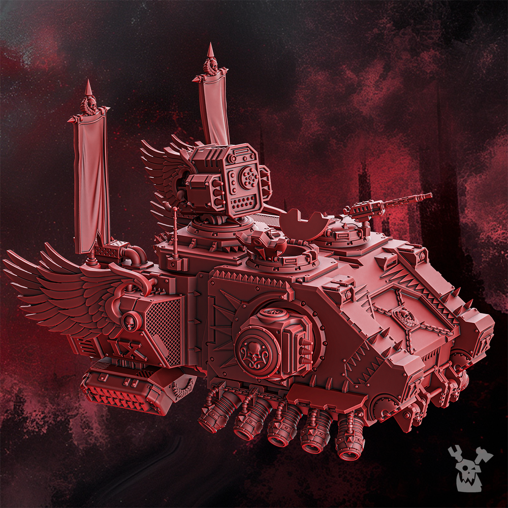 Space Knights Rapid Urge, Space Knights proxy miniature, 28mm heroic scale unpainted resin, view 8