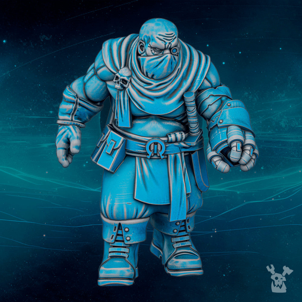 Imperial Army Scylla Snake Eater, Imperial Army proxy miniature, 28mm heroic scale unpainted resin
