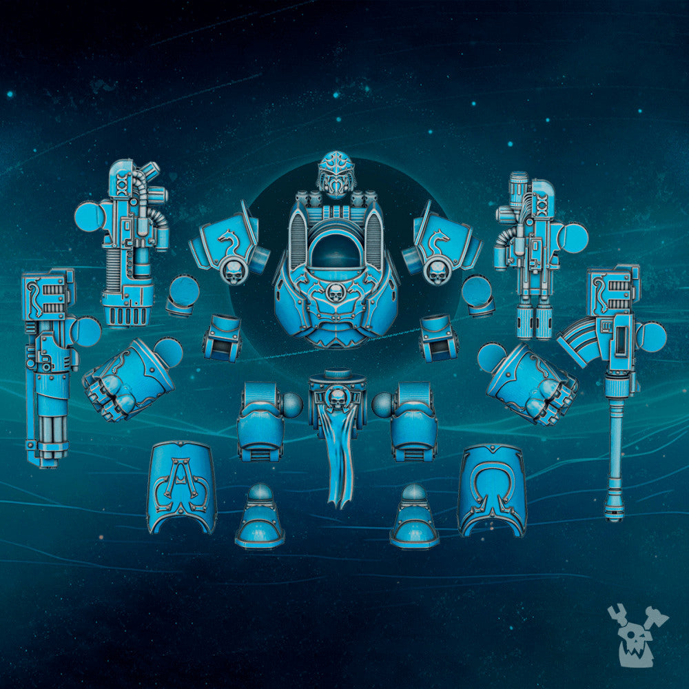 Imperial Army Scylla Stormwave, Imperial Army proxy miniature, 28mm heroic scale unpainted resin