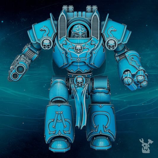Imperial Army Scylla Stormwave, Imperial Army proxy miniature, 28mm heroic scale unpainted resin, view 3