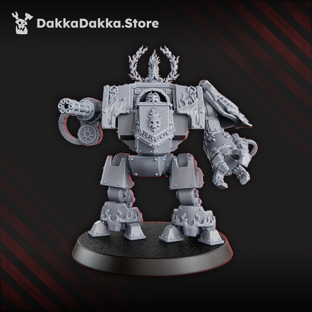 Space Knights Stormdread, Space Knights proxy miniature, 28mm heroic scale unpainted resin