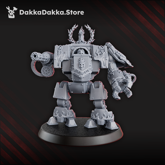 Space Knights Stormdread, Space Knights proxy miniature, 28mm heroic scale unpainted resin