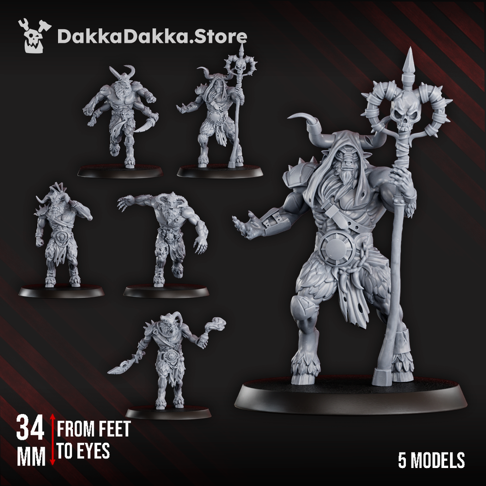 Tech Priests Techbeasts Squad (Part 1), Tech Priests proxy miniature, 28mm heroic scale unpainted resin