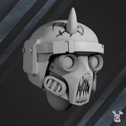Bloodthirsty Knights Blood Renegades Head Bits Set x10 (10 Units), Bloodthirsty Knights resin conversion bits, 28mm, view 7