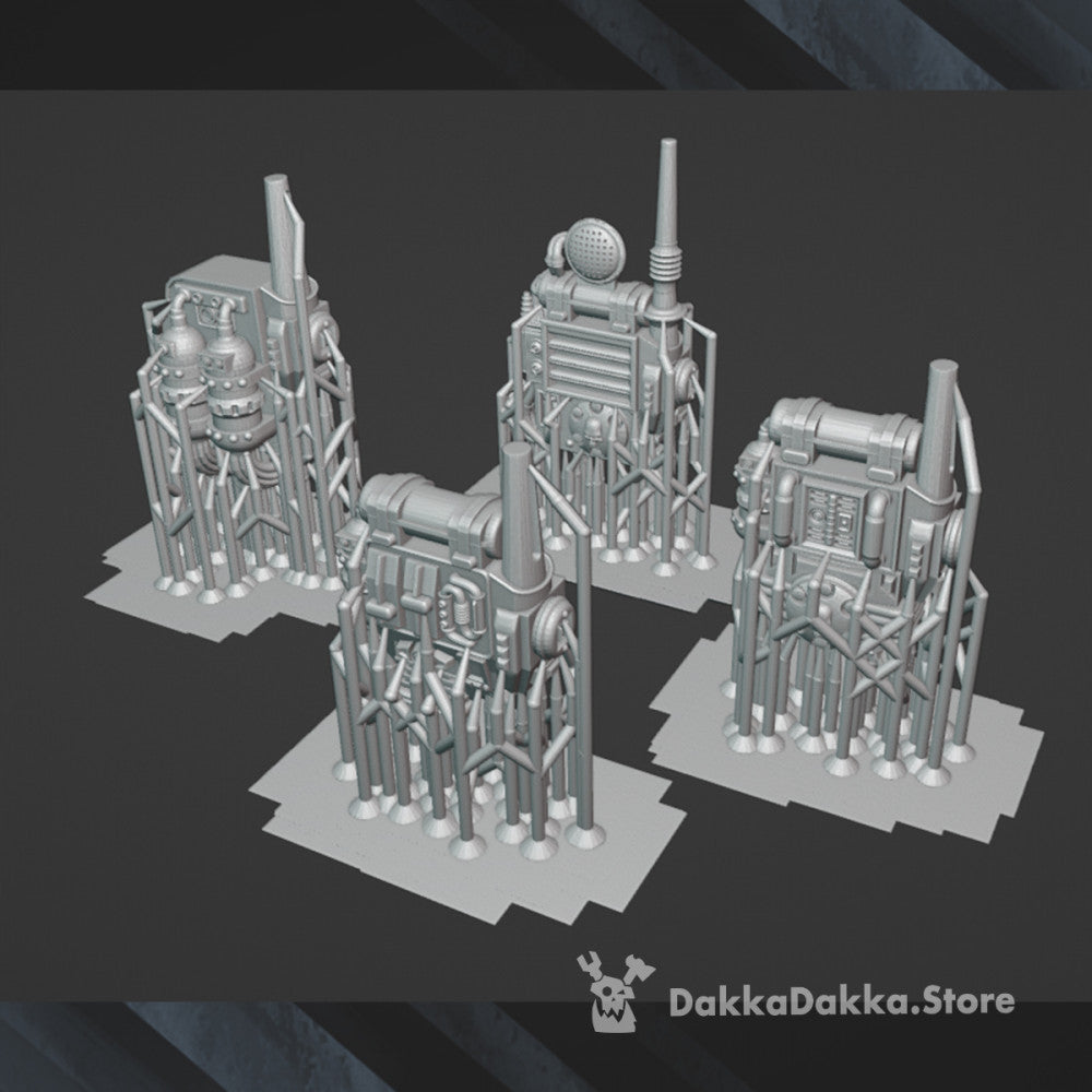 Imperial Army Guard Backpack Bits x4 (4 Units), Imperial Army resin conversion bits, 28mm heroic scale unpainted, view 2